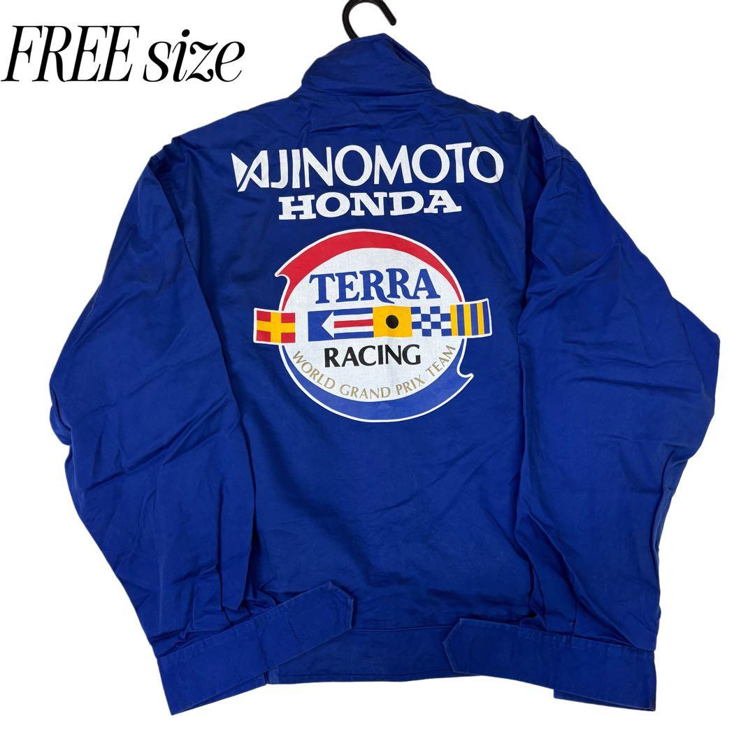 当時物　AJINOMOTO HONDA TERRA RACING ジャケット