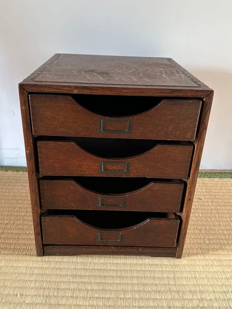 昭和レトロ　アンティーク　引き出し　古道具　ヴィンテージ　木製家具