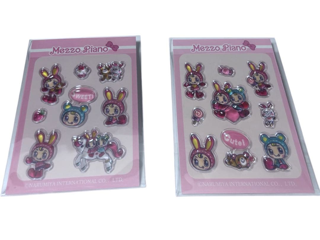 mezzo piano ベリエちゃん ボンボンドロップシール 限定品 2種セット