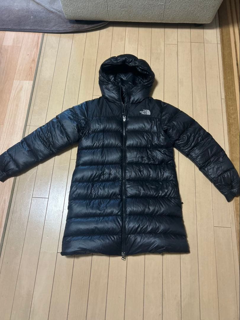 The North Face ブラック ダウンジャケット ロング丈