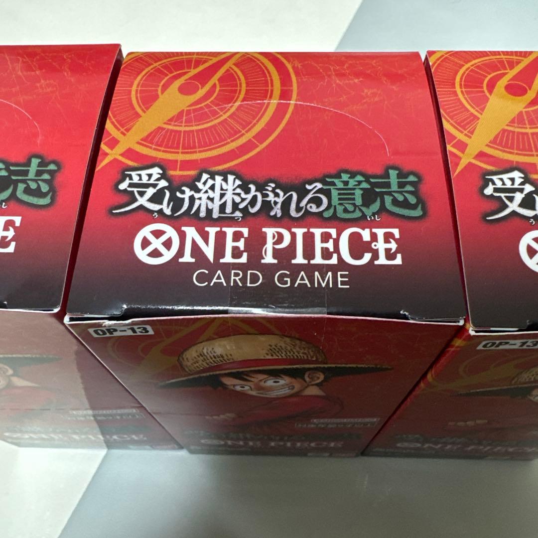 テープ付 ワンピースカード 受け継がれる意志 3BOX - メルカリ