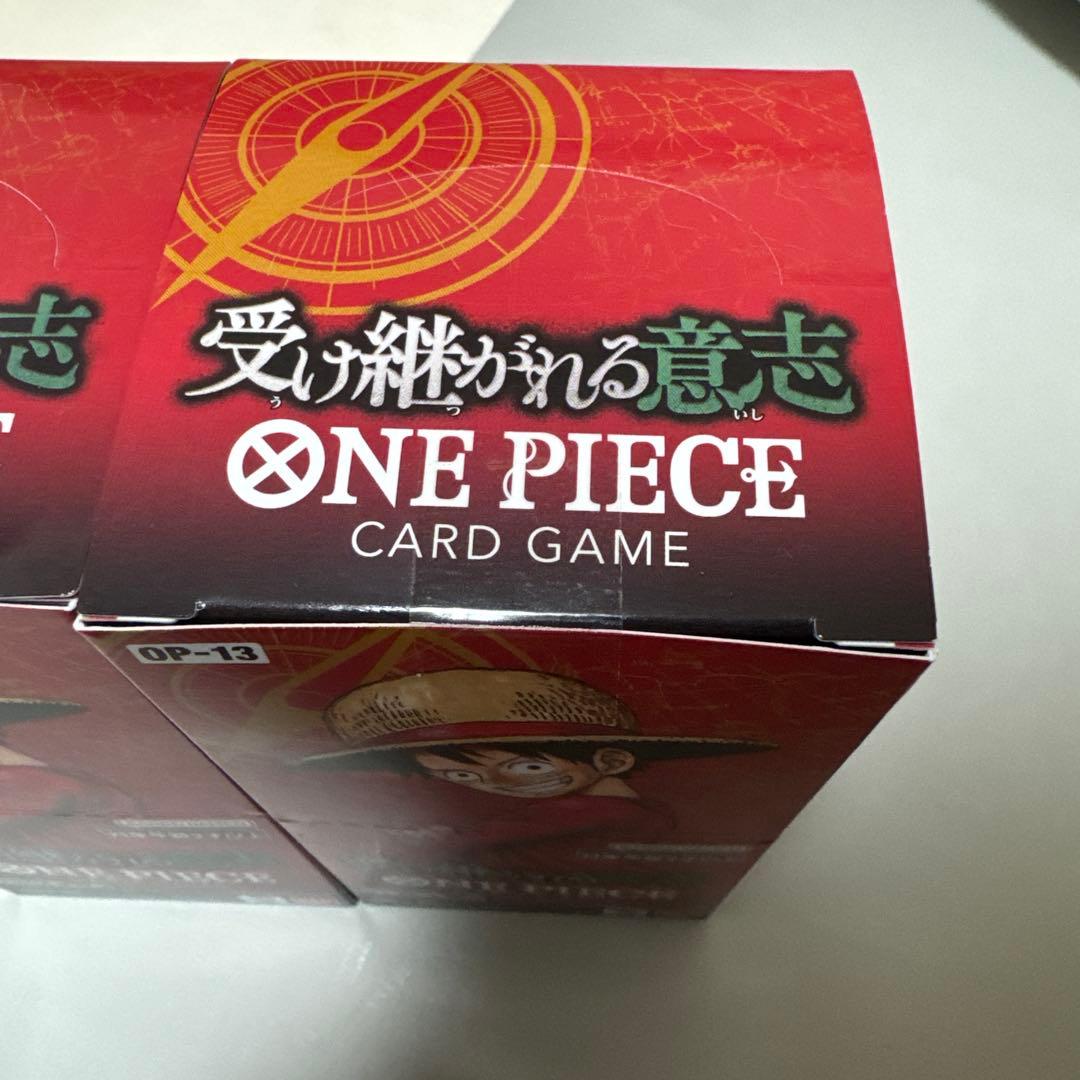 テープ付 ワンピースカード 受け継がれる意志 3BOX - メルカリ