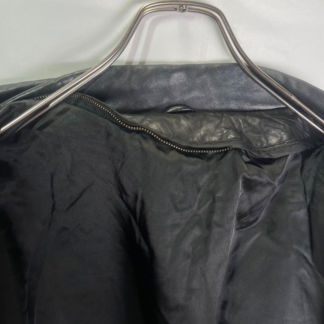 vintage レザー カーコート 羊革 菅田将暉 野村訓一 小松菜奈 L 黒