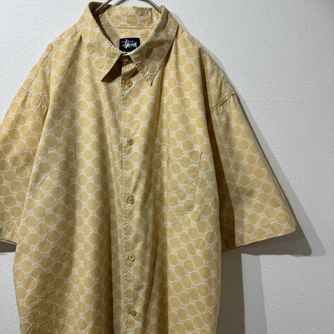 希少 極美品 Vintage Old Stussy グッチモノグラム柄 シャツ - メルカリ