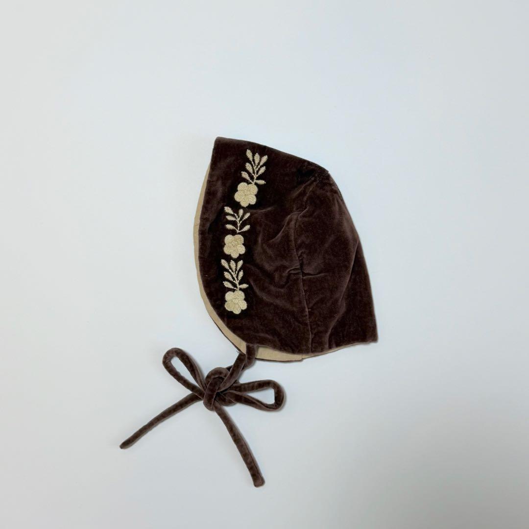 Apolina ボンネット Juni Cap Walnut APOLINA JONI BONNET - CREAM