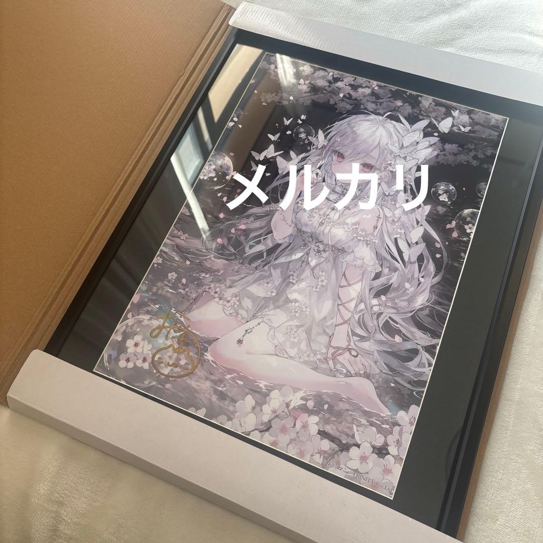 おにねこ　直筆サイン入り　複製原画 50枚限定】 おにねこ先生直筆サイン入り X-ART製 A3+サイズジークレー