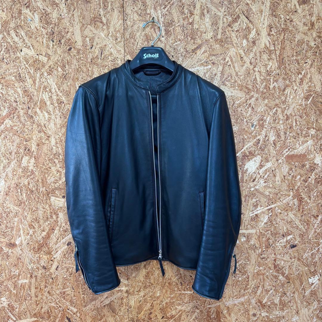け*☆様 ナノユニバース　ライダースジャケット レザー シングルライダース XL レザーシングルライダースジャケット