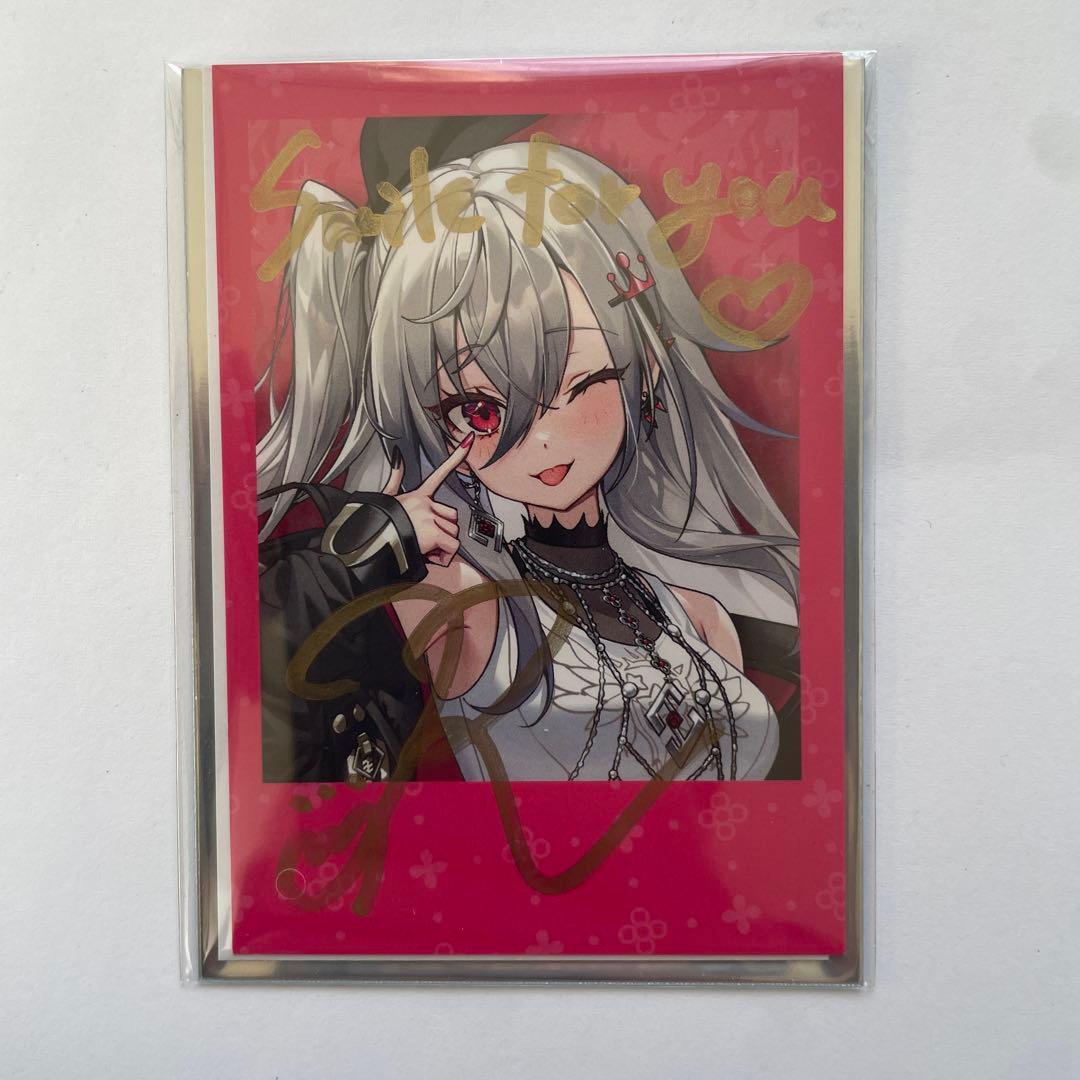 ホロライブ 響咲 リオナ ブロマイド チェキ サイン入り カード