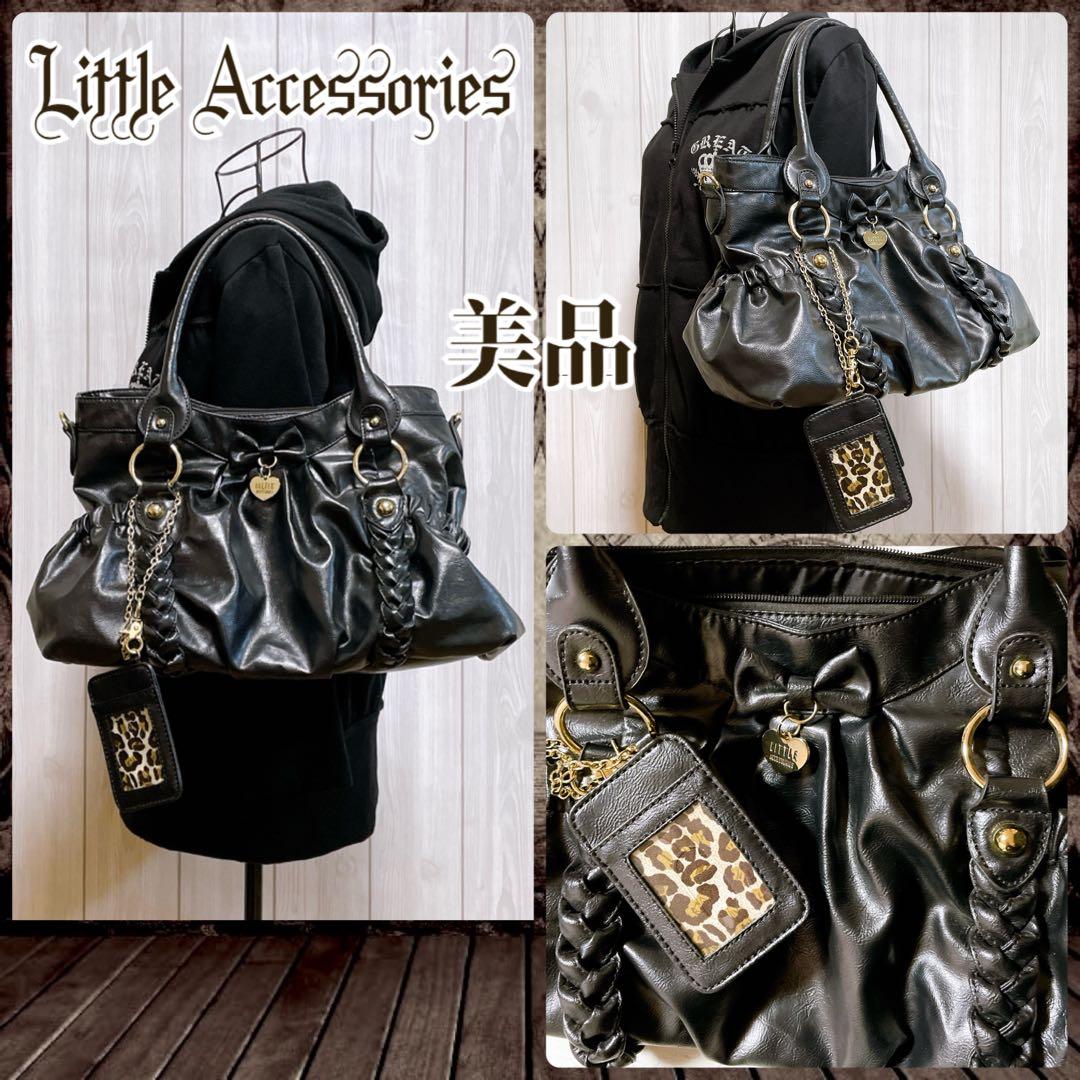 ハンドバッグ ショルダー 黒 リボン 平成ギャルy2k 量産型 地雷 MARS系