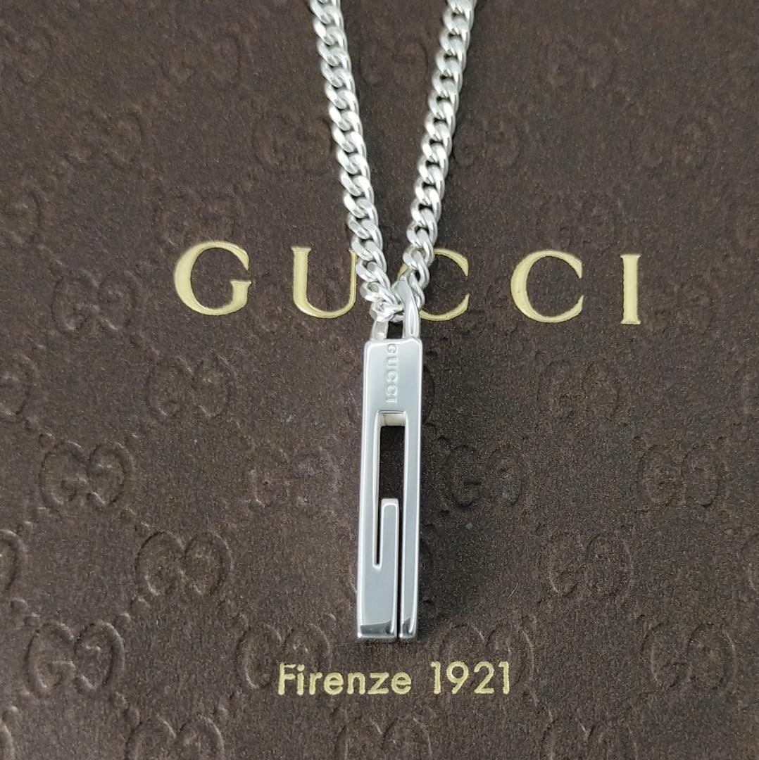 ◆SALE◆【GUCCI】ブランデッド　Ｇ　カット　ペンダント　1485