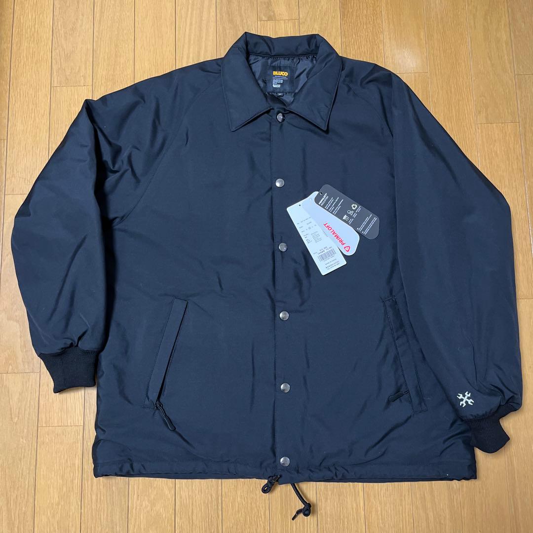未使用 BLUCO ブルコ T/C コーチジャケットプリマロフト中綿 黒