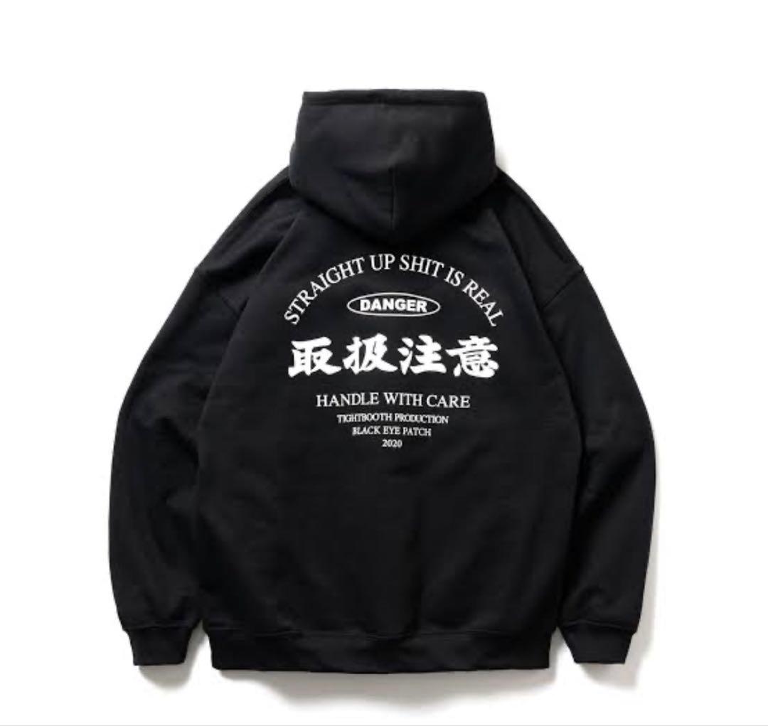 TIGHTBOOTH × BLACKEYEPATCH パーカー 即完売品 BlackEyePatch（ブラックアイパッチ） × TIGHTBOOTH タイトブース TBEP