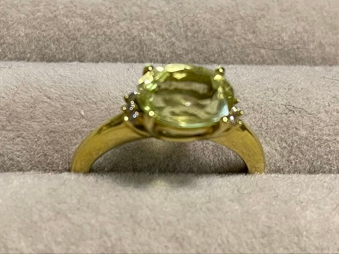 GSTV シリマナイト 18kリング