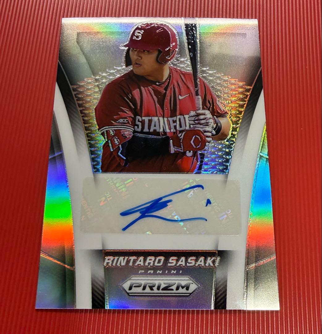 2025 panini 佐々木麟太郎 直筆サインカード ソフトバンクホークス