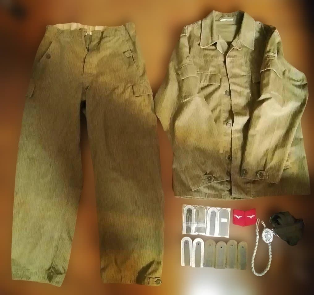 東ドイツ軍 野戦服 サスペンダー 階級章など セット タミヤ 1/35 ミリタリーミニチュアシリーズ ドイツ野戦指揮官セット