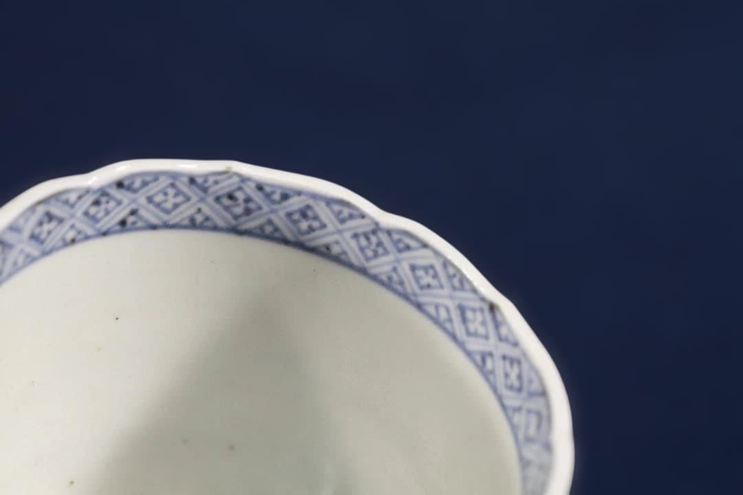 577 古伊万里大渕染付仙人唐子遊び図蕎麦猪口 無傷 幕末の通販はau PAY