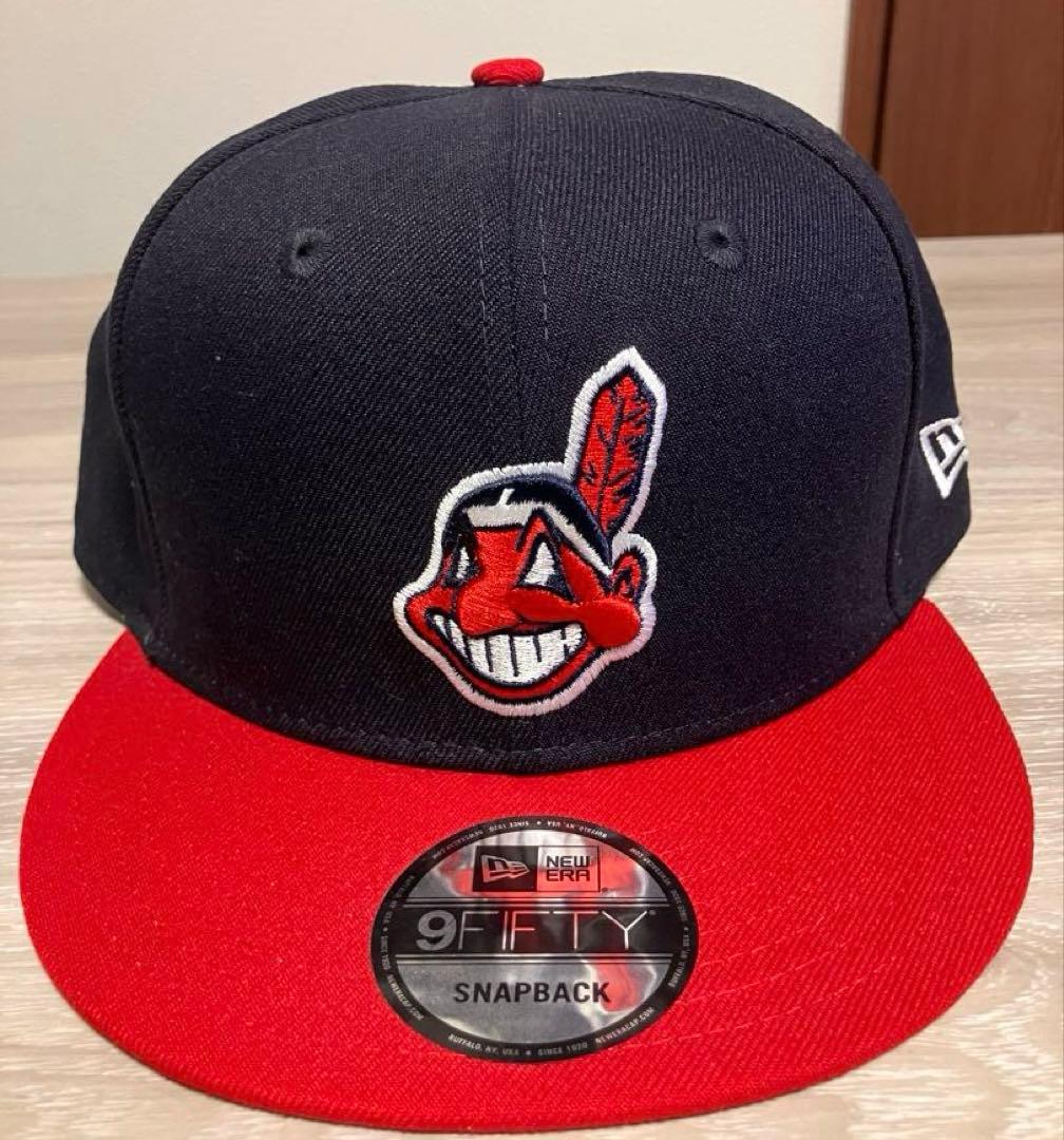 【1/18まで!】CLEインディアンス　9FIFTY　ワフー酋長　スナップバック インディアンス デッドストックのワフー酋長ロゴキャップに新たな