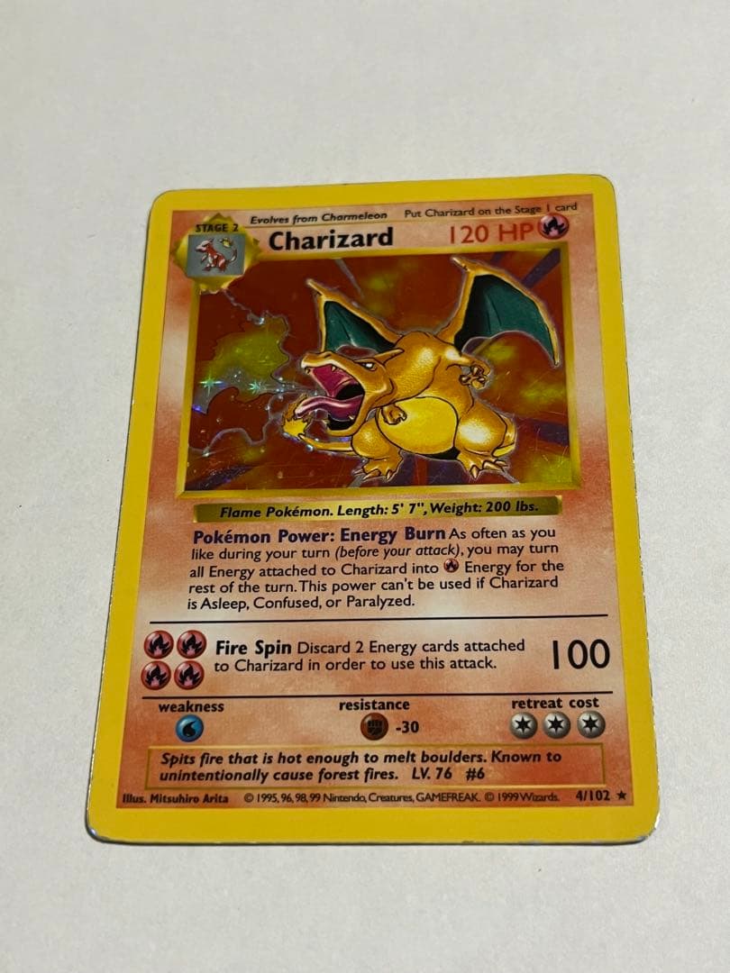 リザードン　旧裏　英語版　シャドーレス リザードン 【激レア】初版 シャドーレス 旧ウラ 1st 激レア 英語版