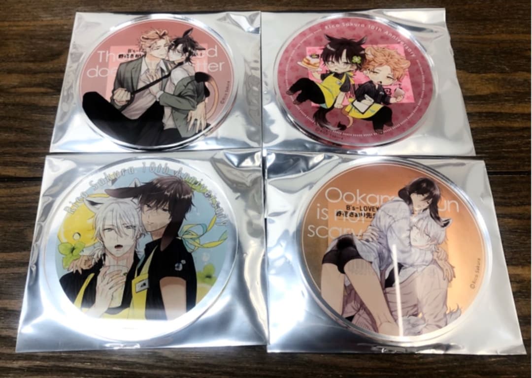 B's-LOVEY グラッテ BL 佐倉リコ アクリルコースター
