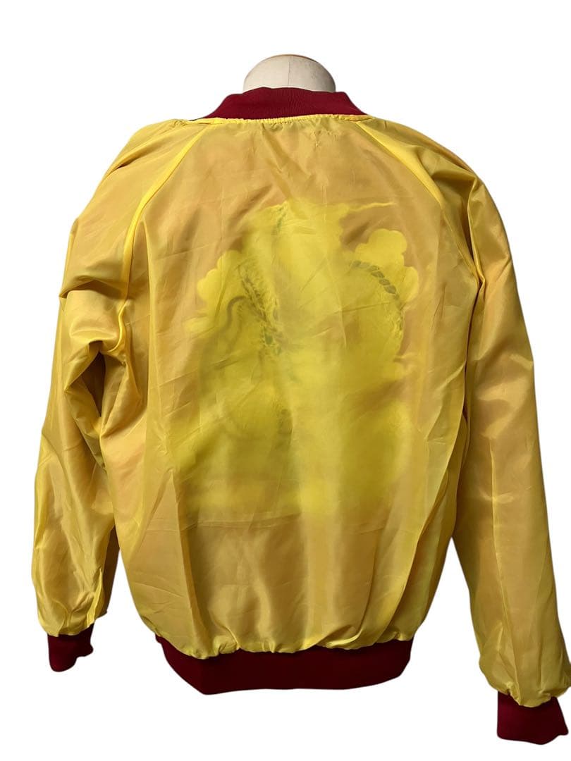 美品 ビンテージ 別珍 スカジャン L相当 龍 ベロア メンズ xpv - メルカリ