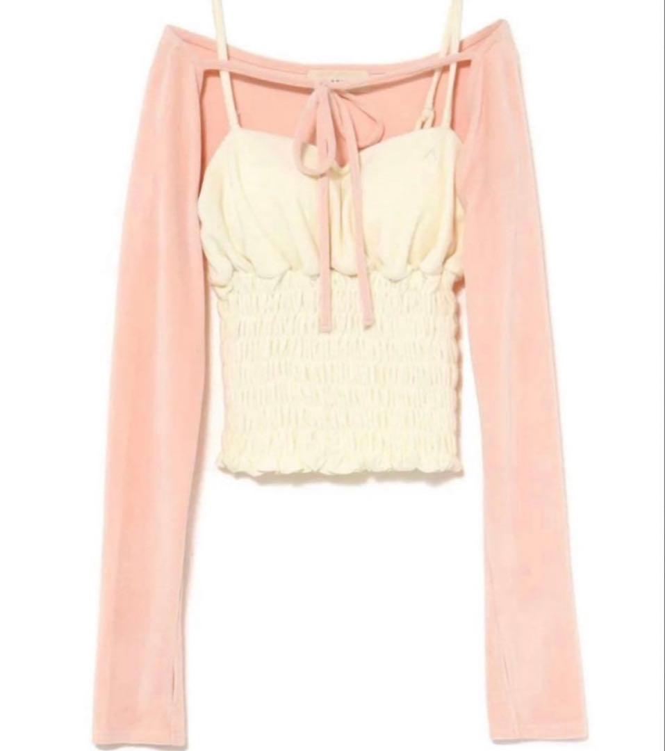 ♡andmary Mei shirring tops♡