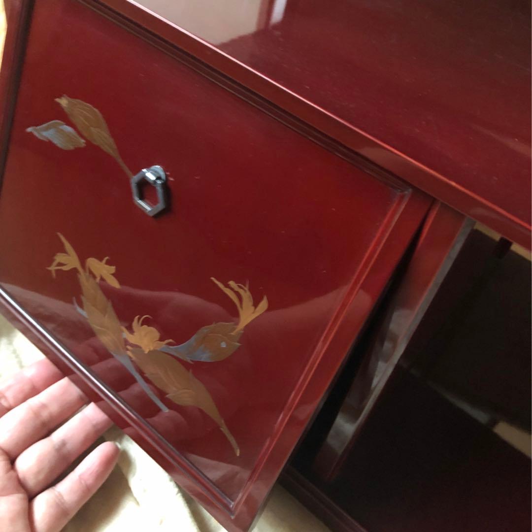 時代 蒔絵 飾り棚 茗荷 木箱入 - edventureintl.com