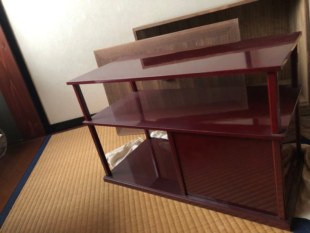 時代 蒔絵 飾り棚 茗荷 木箱入 - edventureintl.com