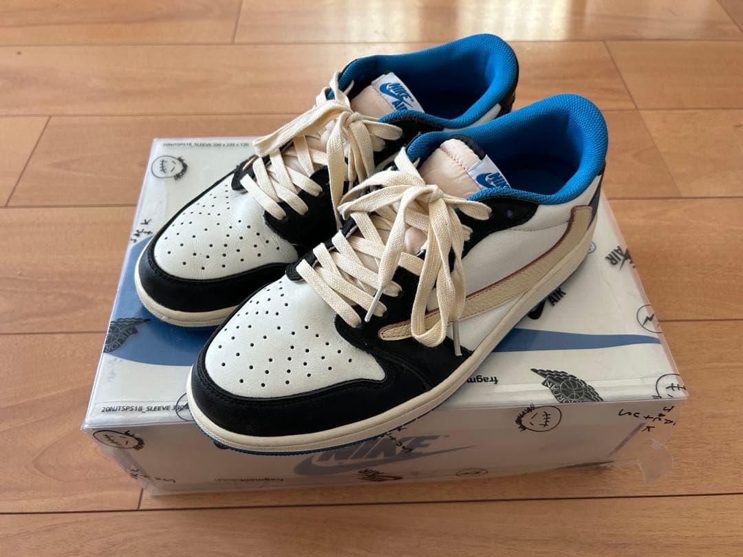 NIKE Travis Scott × fragment AJ1 Low 最新リーク】Travis Scott × Fragment × Nike Air Jordan 1 Low OG