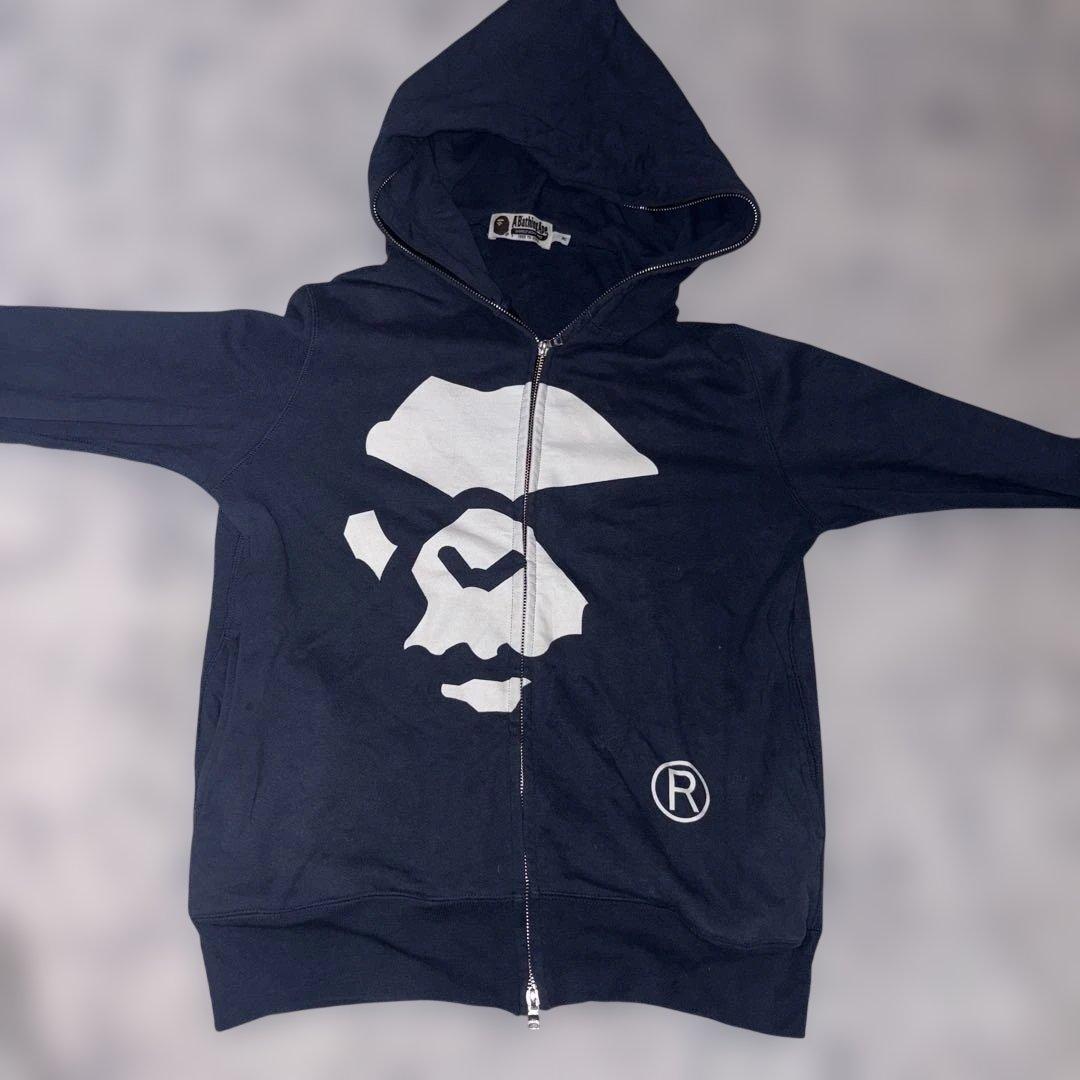 希少 アベイシングエイプ フーディー フルジップ A BATHING APE（アベイシングエイプ） 23AW JEWELS SHARK FULL ZIP