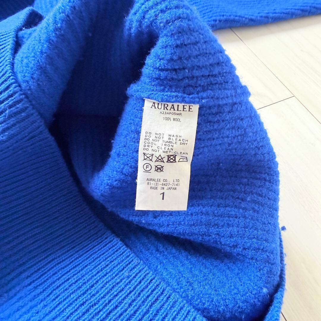 美品✨AURALEE MILLED FRENCH MERINO RIB KNIT - メルカリ