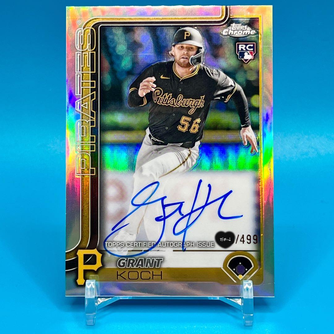 2025 TOPPS GRANT KOCH グラント・コック RC 直筆サイン - メルカリ