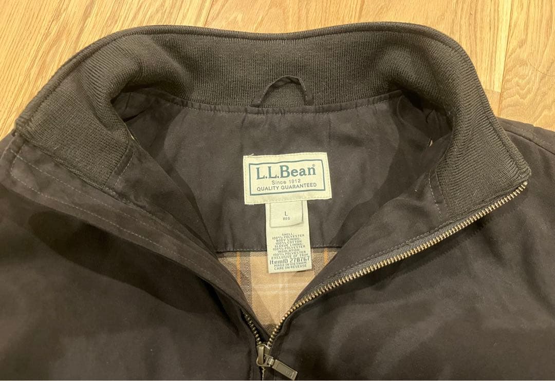 L.L.Bean Jacket 90s ブルゾン ピーチスキン スエード 濃茶