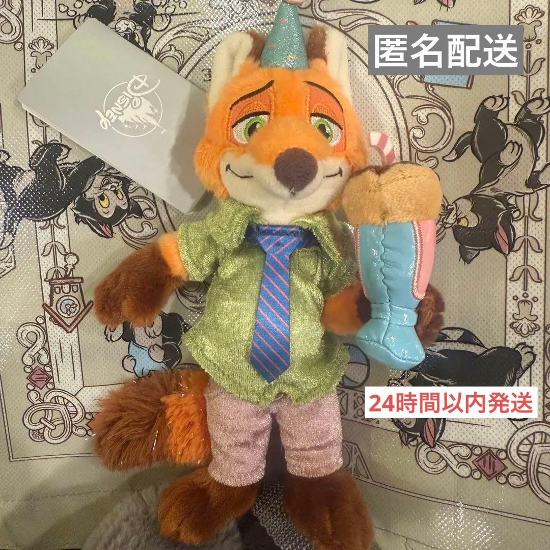 ニック・ワイルド ぬいぐるみキーホルダー ズートピア 10周年 - メルカリ