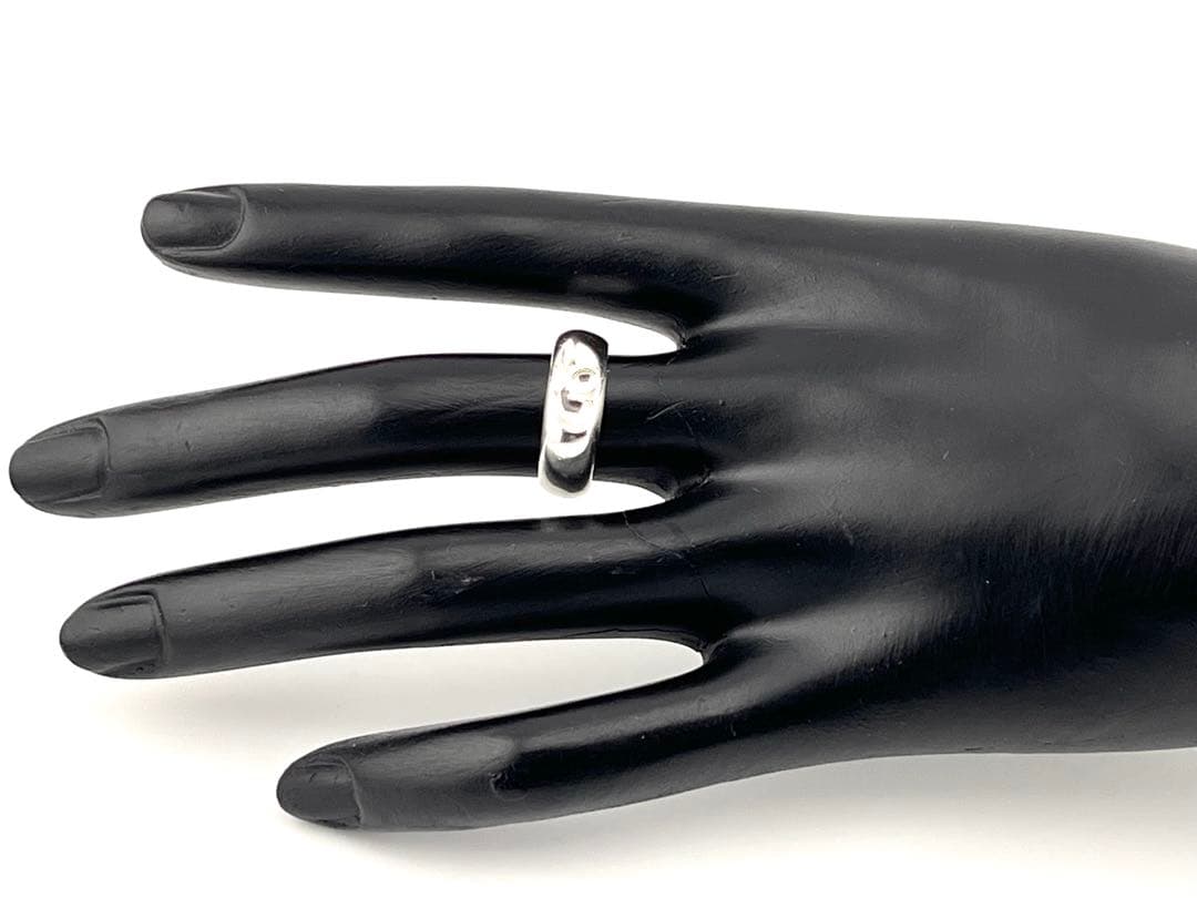 c926 ティファニー カーブド ハート リング シルバー 925 約12号