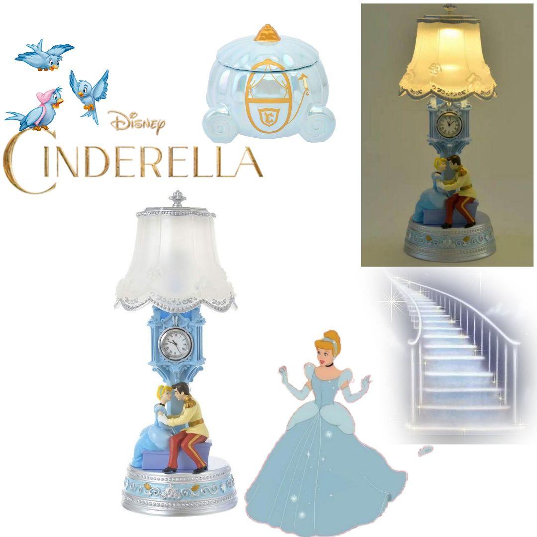 シンデレラ&王子 LEDライト時計/アロマキャンドル カボチャの馬車