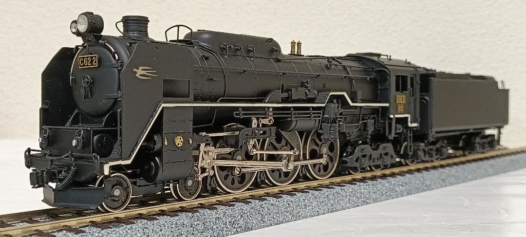 HOゲージ 天賞堂 C622号機蒸気機関車、NO.491、メンテナンス動作調整