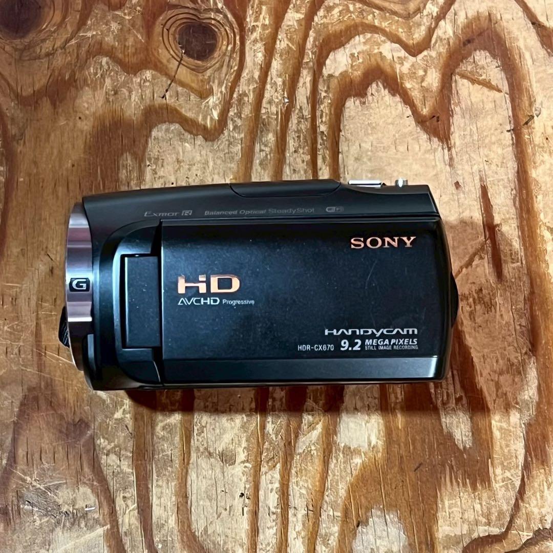 ジャンク SONY HDR-CX670 ビデオカメラ - メルカリ