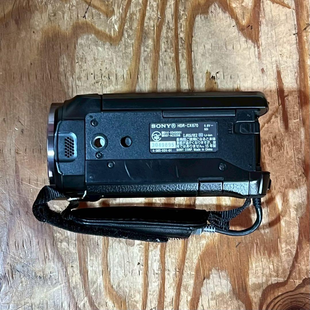 ジャンク SONY HDR-CX670 ビデオカメラ - メルカリ