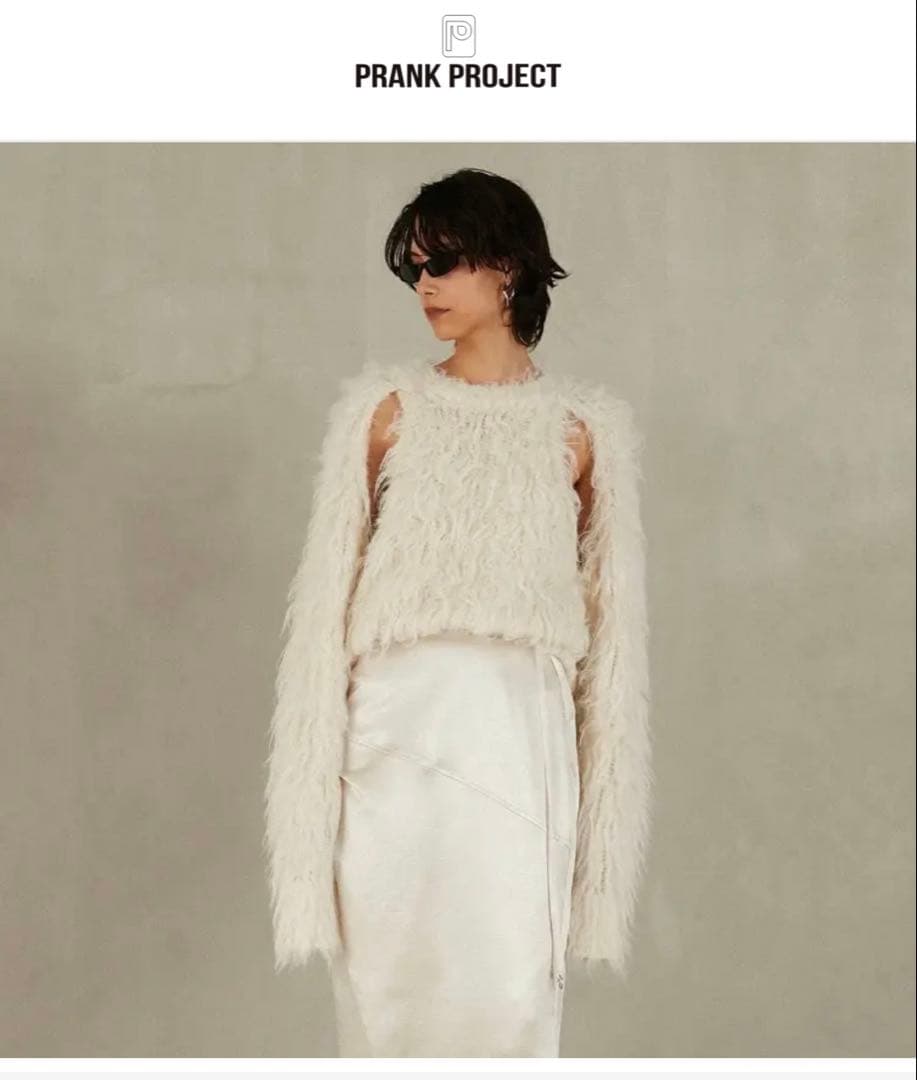 トップス PRANK PROJECT Shaggy Knit Pullover