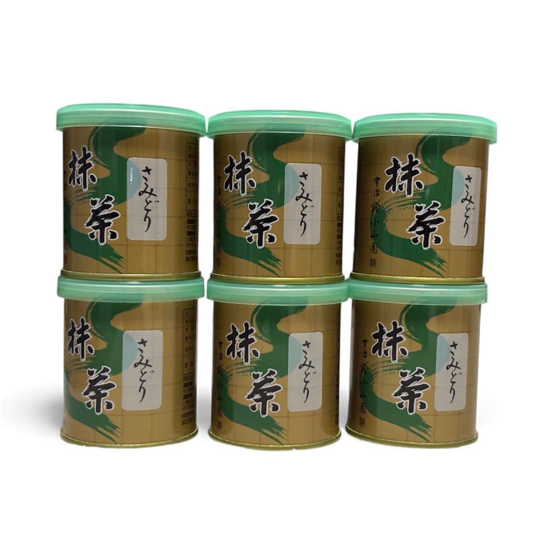 さみどり30g×6缶　山政小山園　京都宇治抹茶　MATCHA