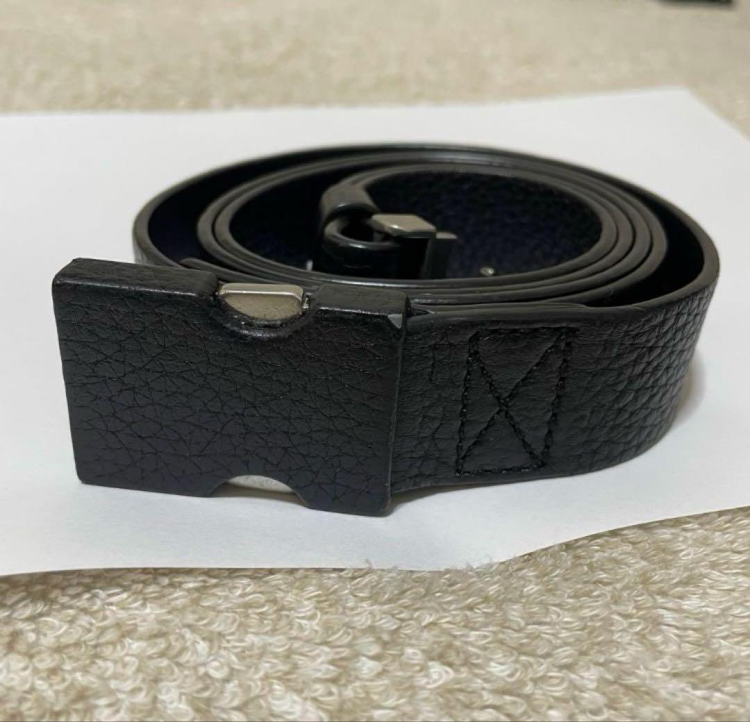 maison margiela マルジェラ　レザーベルト　黒