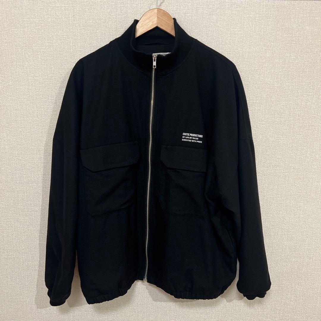 ジャケット・アウター COOTIE / Wool Saxony Track Jacket -Black