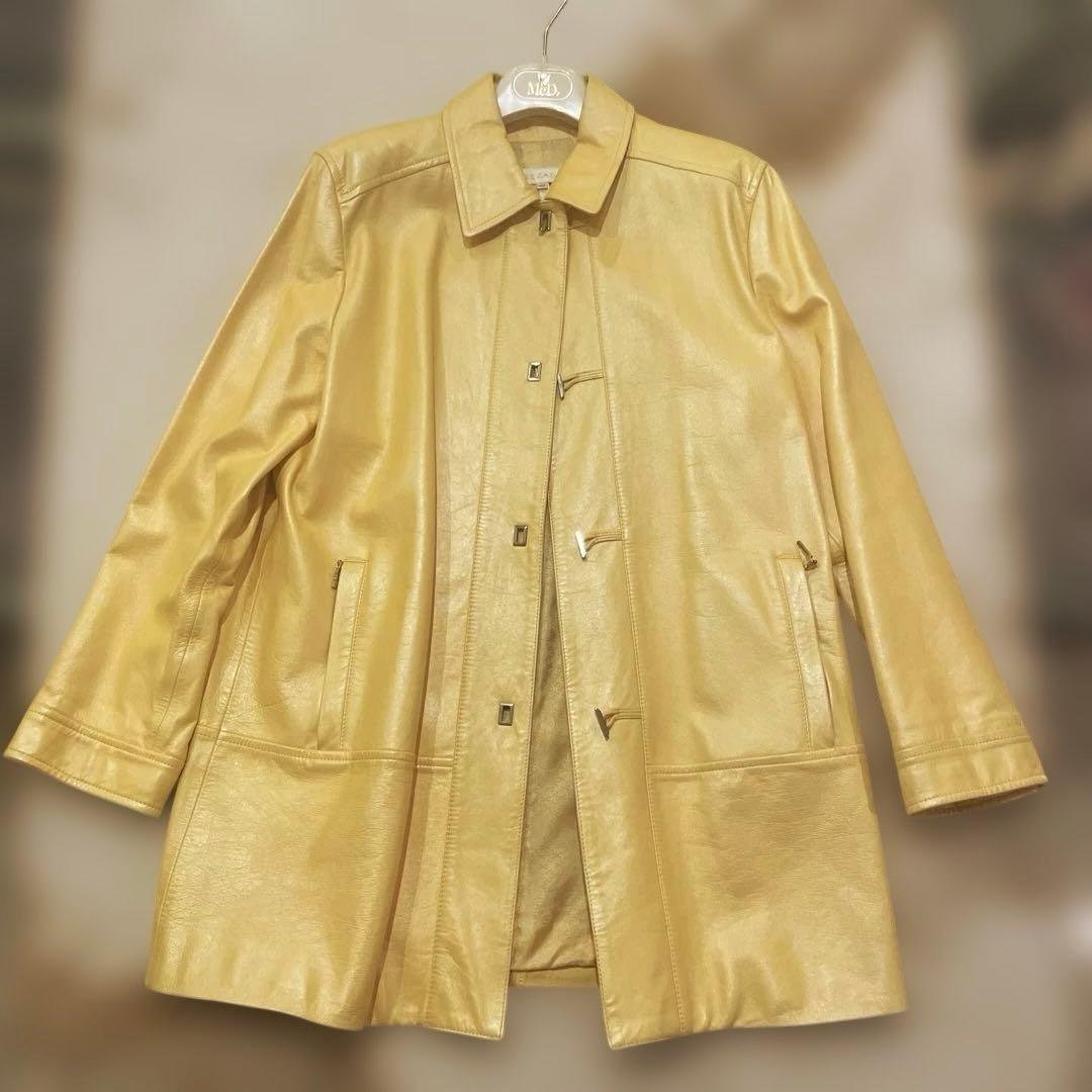 エスカーダ　イエローナッパレザーコート WEB・一部店舗限定】ペーパーナッパレザーコート(コート)｜MACKINTOSH