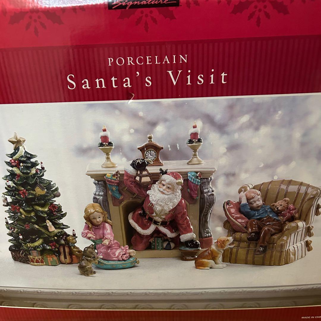 Kirkland Santa's Visit クリスマス磁器製装飾品 Kirkland Santa's Visit クリスマス磁器製装飾品 - メルカリ