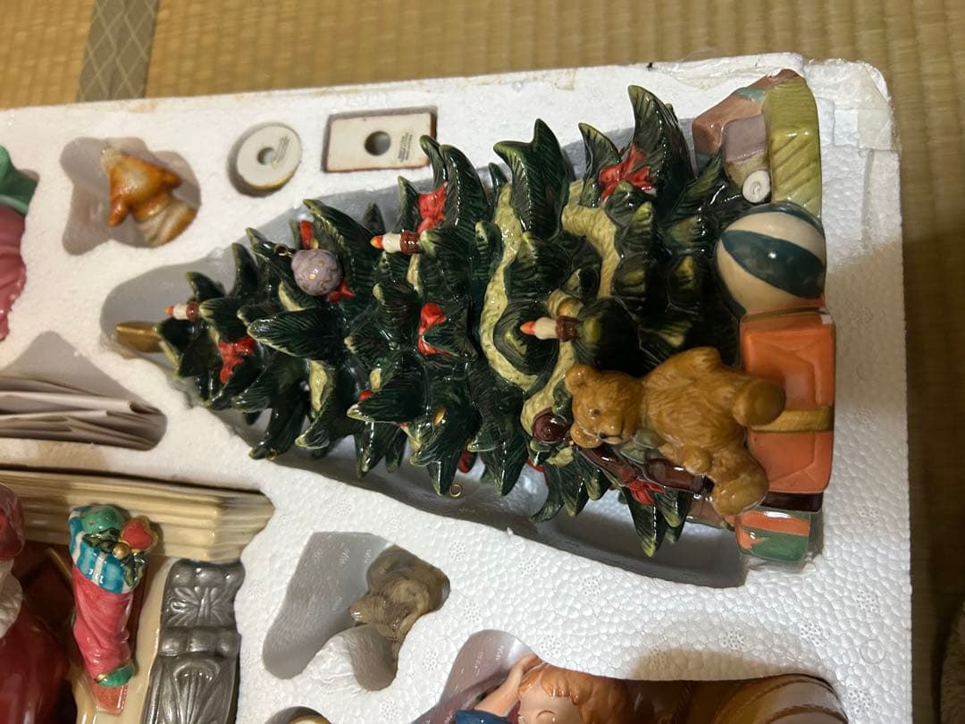 Kirkland Santa's Visit クリスマス磁器製装飾品 - メルカリ