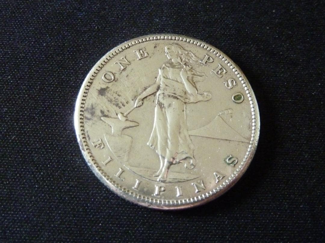 1908年 フィリピン 1ペソ 銀貨 古銭 希少 本物保証 フィリピン1ペソ銀貨 1908年｜Yahoo!フリマ（旧PayPayフリマ）