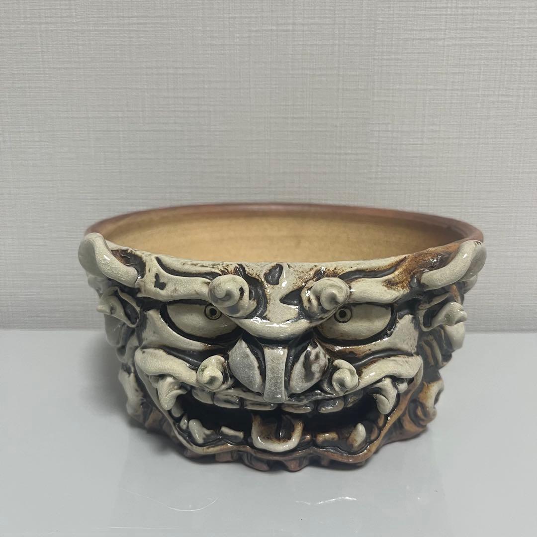 植木鉢　やちむん　シーサー　盆栽　塊根植物