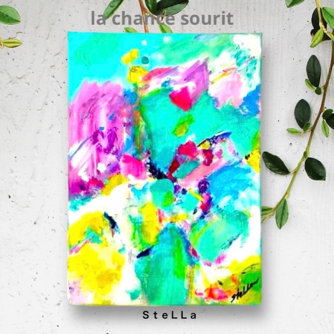 現代アート　カラフル　パステル　北欧アート　インテリア　抽象画　ポップ　おしゃれ 現代アート 抽象画 北欧アート おしゃれ雑貨 インテリア 絵 モダン