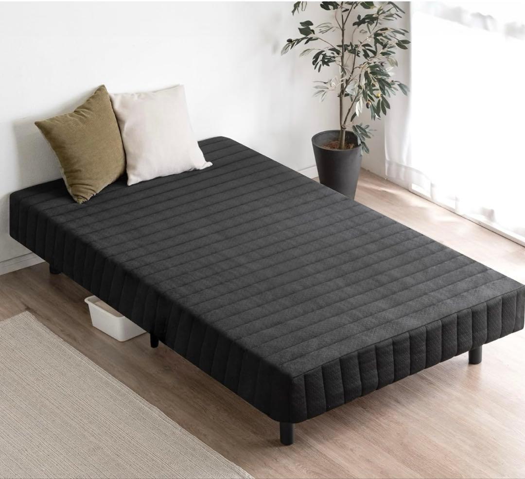 セミダブルベッド　黒