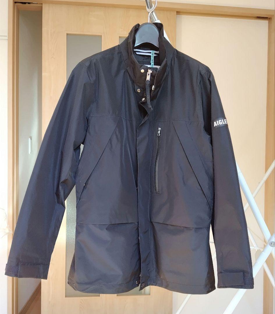 AIGLE　マウンテンパーカー　アウタージャケット　ゴアテックス　黒　メンズМ